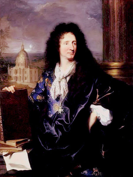 Jules Hardouin-Mansart 1685 by Hyacinthe Rigaud (1659-1743)  Louvre Inv 7510 